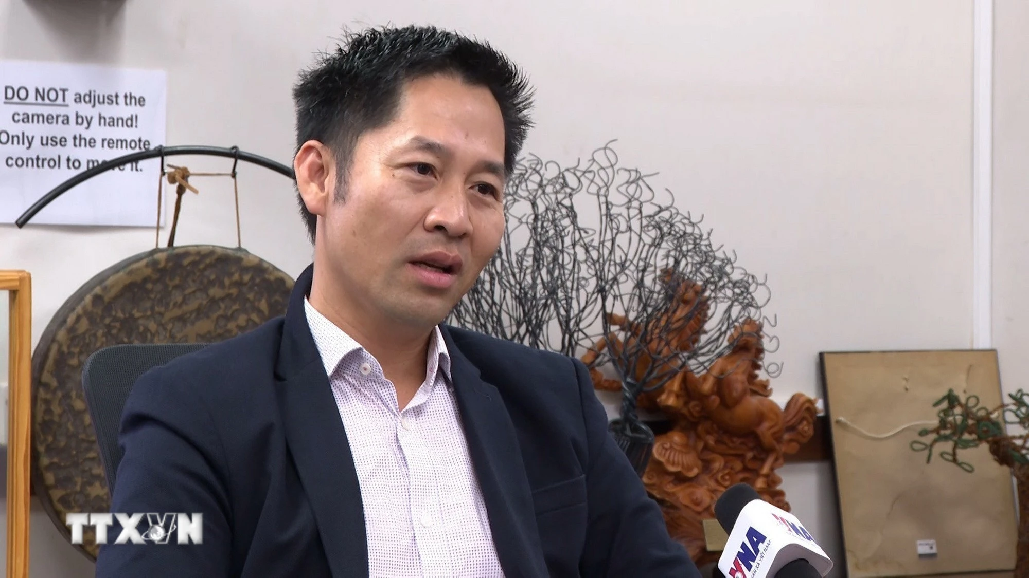 Giáo sư, Tiến sỹ Dương Anh Tuấn, giảng viên Đại học Pretoria, Nam Phi. (Ảnh: Hồng Minh/TTXVN)