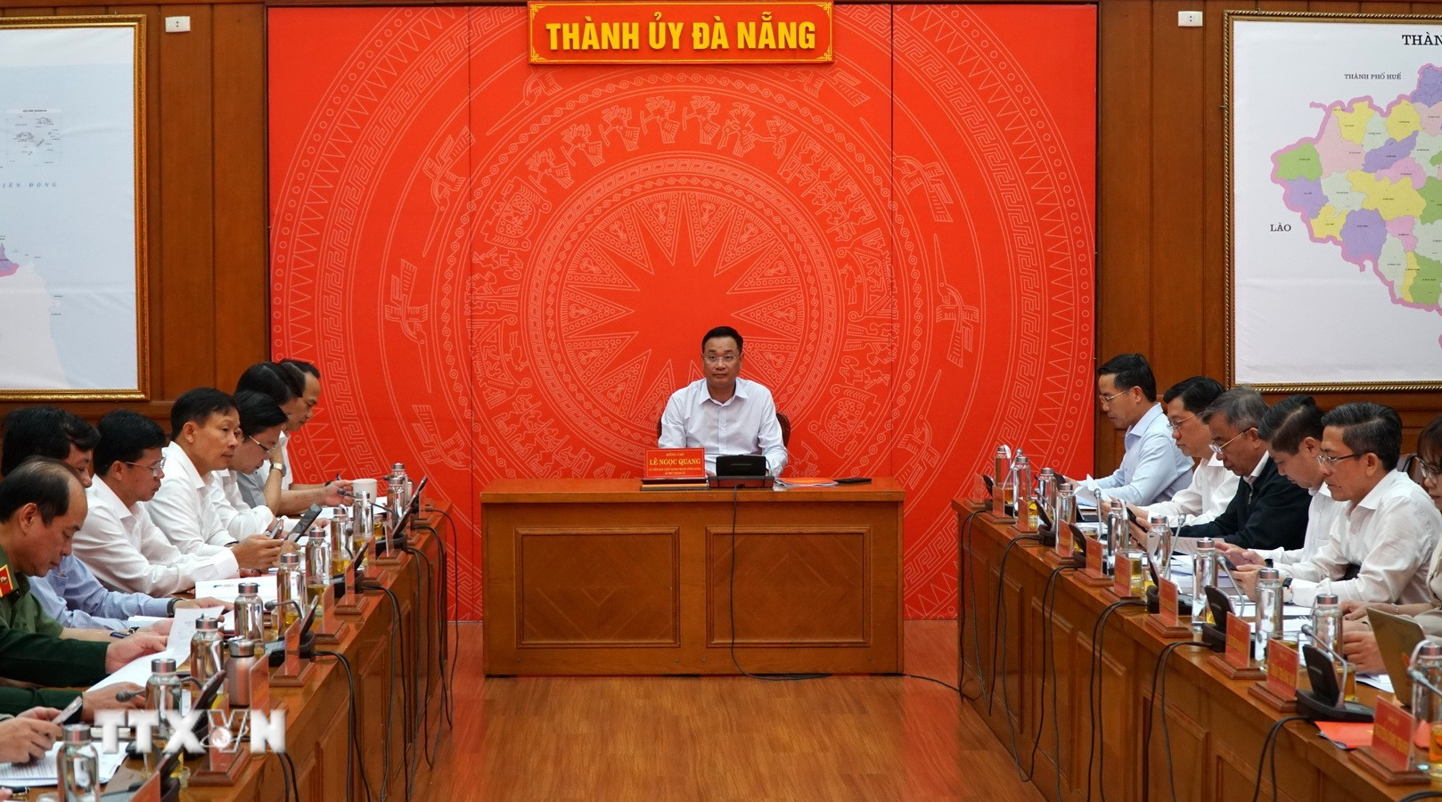 Quang cảnh cuộc họp. (Ảnh: Quốc Dũng/TTXVN)