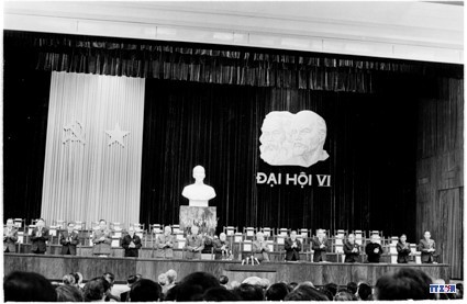 Hội nghị trù bị Đại hội Đảng lần thứ VI. Ảnh: TTXVN