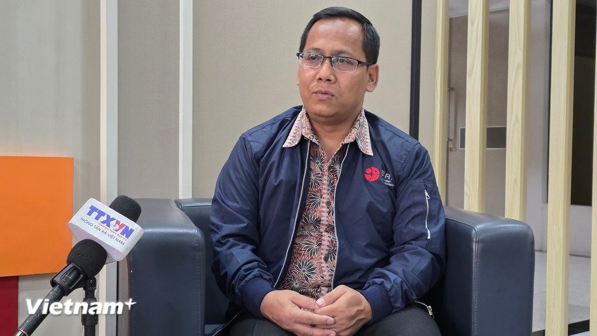 Ông Lamijo, nhà nghiên cứu Đông Nam Á, Cơ quan Nghiên cứu và Đổi mới Quốc gia (BRIN) Indonesia. (Ảnh: Vietnam+) vnp-indonesia.jpg