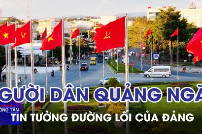 Người dân Quảng Ngãi bày tỏ niềm tin vào đường lối của Đảng