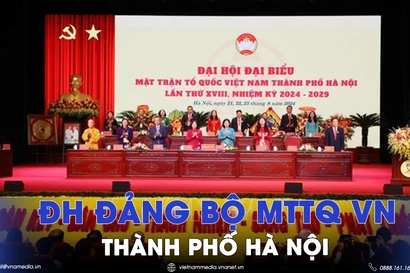 Đại hội Đảng bộ Mặt trận Tổ quốc Việt Nam thành phố Hà Nội - VNAMedia