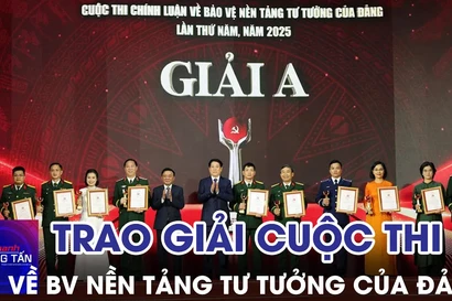 Trao giải cuộc thi chính luận về bảo vệ nền tảng tư tưởng của Đảng