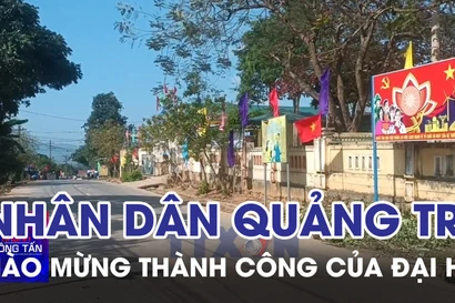 Nhân dân miền núi Quảng Trị chào mừng thành công của Đại hội