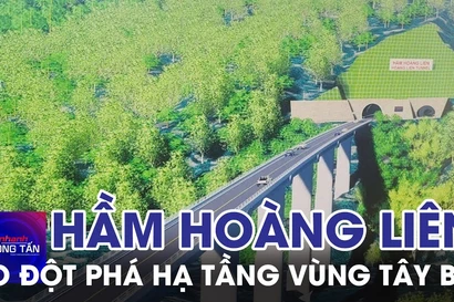 Hầm đường bộ Hoàng Liên tạo đột phá hạ tầng vùng Tây Bắc