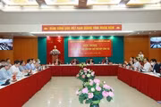 Sáng 21/10/2021, tại Hà Nội, Ban Nội chính Trung ương và Uỷ ban Kiểm tra Trung ương tổ chức Hội nghị sơ kết 5 năm thực hiện Quy chế phối hợp công tác nội chính, phòng, chống tham nhũng và công tác kiểm tra, giám sát, thi hành kỷ luận đảng. Đồng chí Phan Đình Trạc, Uỷ viên Bộ Chính trị, Bí thư Trung ương Đảng, Trưởng Ban Nội chính Trung ương và đồng chí Trần Cẩm Tú, Uỷ viên Bộ Chính trị, Bí thư Trung ương Đảng, Chủ nhiệm Uỷ ban Kiểm tra Trung ương đồng chủ trì Hội nghị.Trong ảnh: Quang cảnh hội nghị.Phương Hoa – TTXVN