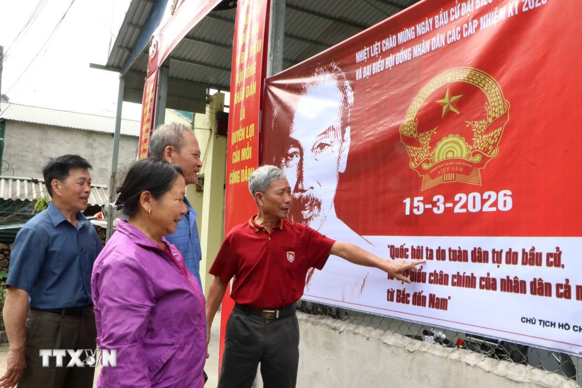 Người dân biên giới Lai Châu. (Ảnh: Nguyễn Oanh/TTXVN)