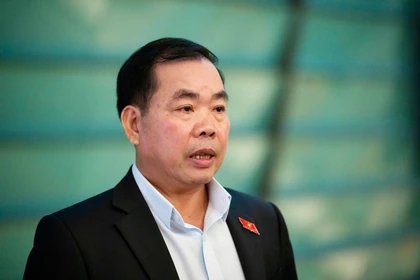 Đại biểu Quốc hội Nguyễn Quang Huân chia sẻ ba điểm mới nổi bật của kỳ bầu cử Quốc hội khóa XVI. (Ảnh: Vietnam+)