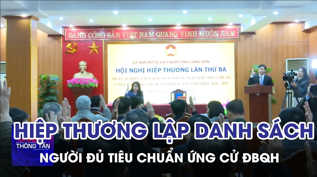 Hiệp thương lập danh sách người đủ tiêu chuẩn ứng cử đại biểu Quốc hội