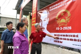 Người dân biên giới Lai Châu. (Ảnh: Nguyễn Oanh/TTXVN)