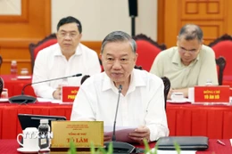 Tổng Bí thư Tô Lâm phát biểu. (Ảnh: Thống Nhất/TTXVN)