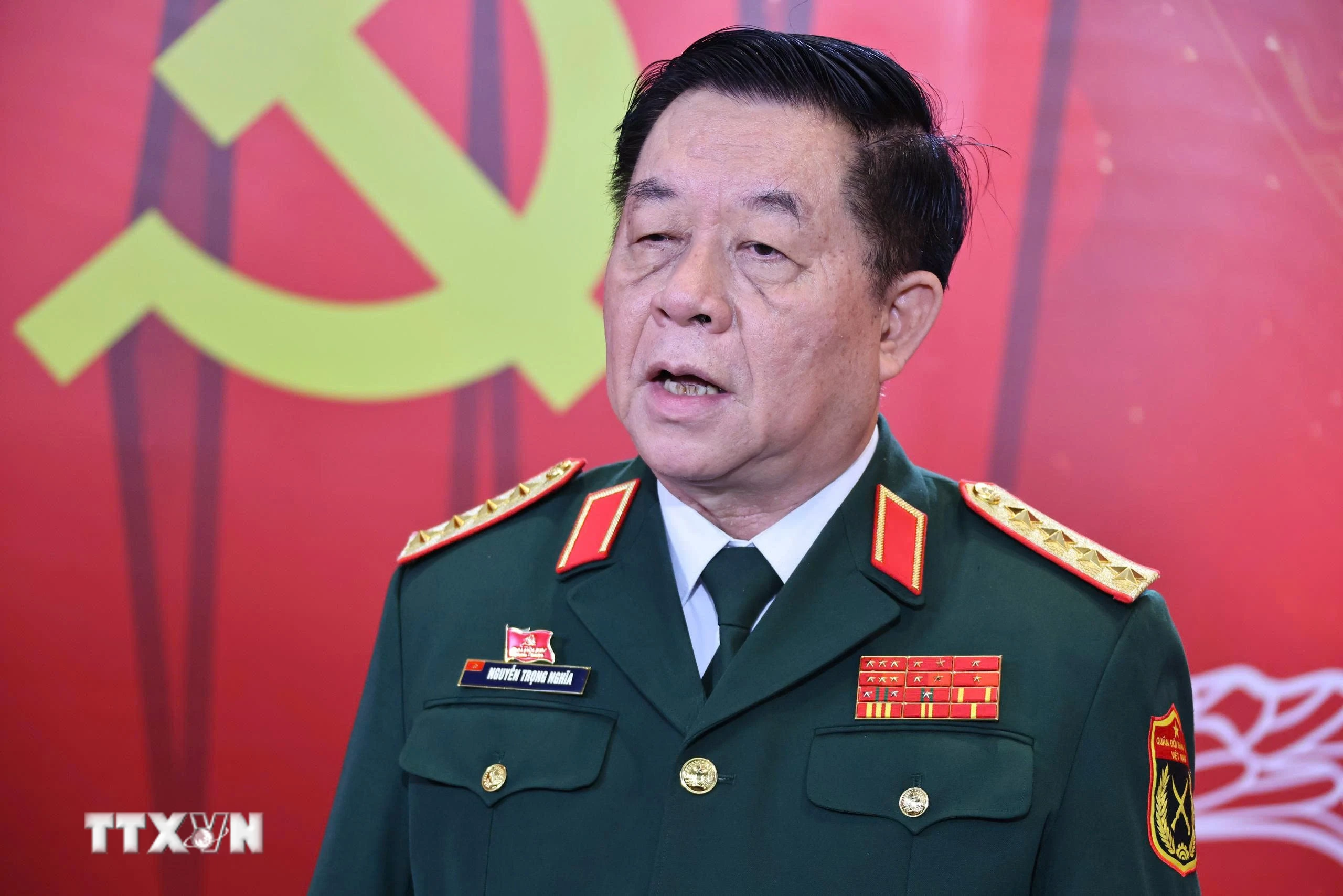 Đại tướng Nguyễn Trọng Nghĩa, Ủy viên Bộ Chính trị, Bí thư Trung ương Đảng. (Ảnh: TTXVN)