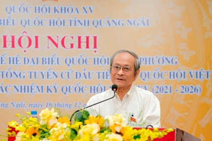 Ông Nguyễn Đức Dũng, đại biểu Quốc hội khóa XI, đoàn Kon Tum. (Ảnh: PV/Vietnam+)
