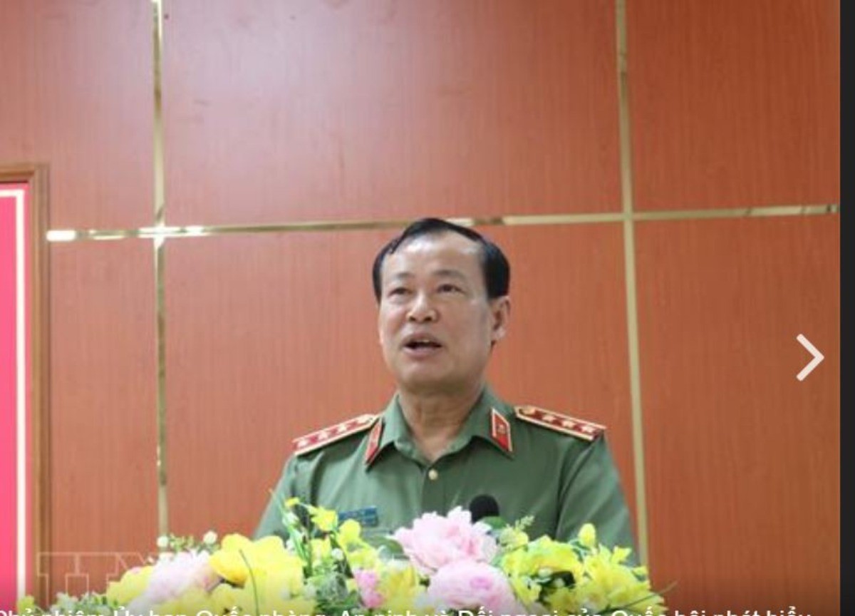 Thượng tướng Lê Tấn Tới, Chủ nhiệm Ủy ban Quốc phòng, An ninh và Đối ngoại Quốc hội. (Ảnh: TTXVN)