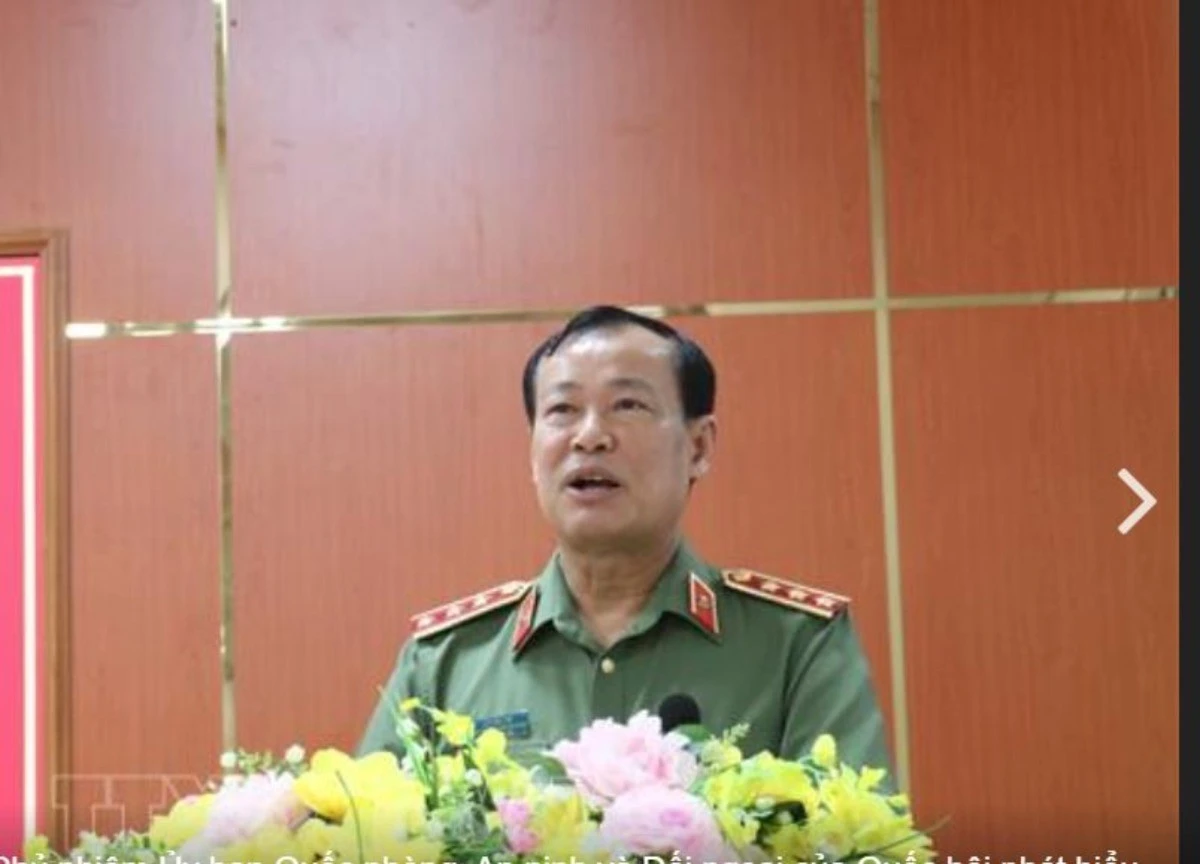 Thượng tướng Lê Tấn Tới, Chủ nhiệm Ủy ban Quốc phòng, An ninh và Đối ngoại Quốc hội. (Ảnh: TTXVN)