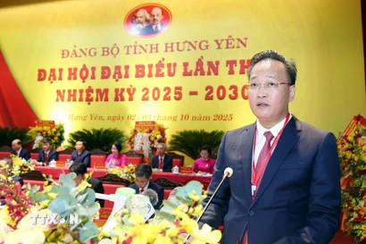 Ông Nguyễn Hữu Nghĩa, Ủy viên Trung ương Đảng, Bí thư Tỉnh ủy Hưng Yên nhiệm kỳ 2020-2025 được Bộ Chính trị chỉ định giữ chức Bí thư Tỉnh ủy Hưng Yên nhiệm kỳ 2025-2030. (Ảnh: Thế Duyệt/TTXVN)