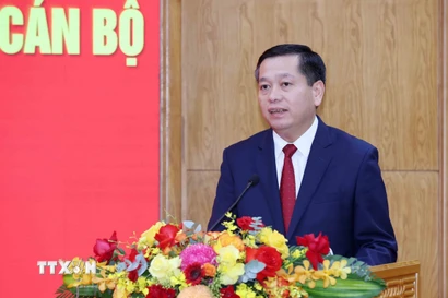 Đồng chí Nguyễn Long Hải, Ủy viên Dự khuyết Trung ương Đảng, Phó Bí thư Thường trực Đảng ủy các cơ quan Đảng Trung ương. (Ảnh: Phương Hoa/TTXVN)