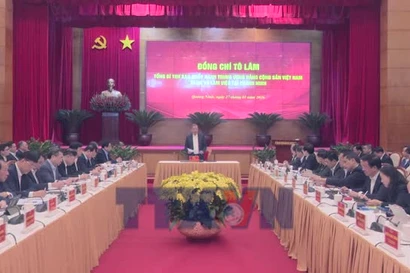 Tổng Bí thư Tô Lâm làm việc với Ban Chấp hành Đảng bộ tỉnh Quảng Ninh