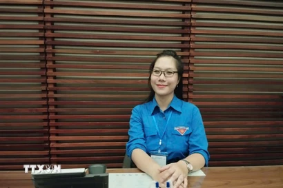 Thạc sỹ Nguyễn Thu Trang, Viện Hàn lâm Khoa học xã hội Việt Nam. (Ảnh: Thanh Hương/TTXVN)