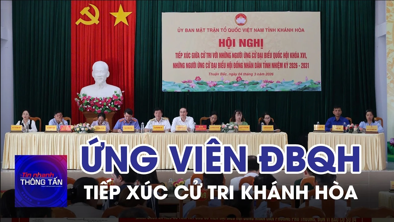 Ứng cử viên ĐBQH tỉnh Khánh Hòa tiếp xúc cử tri 