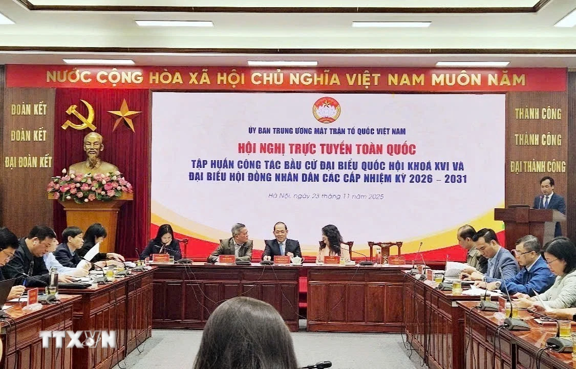 Quang cảnh hội nghị. (Ảnh: Phúc Hằng/TTXVN)