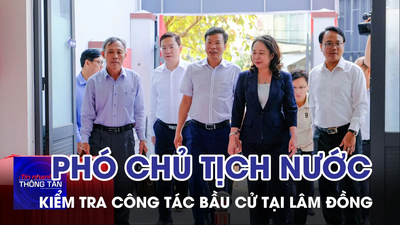 Phó Chủ tịch nước kiểm tra công tác bầu cử tại Lâm Đồng