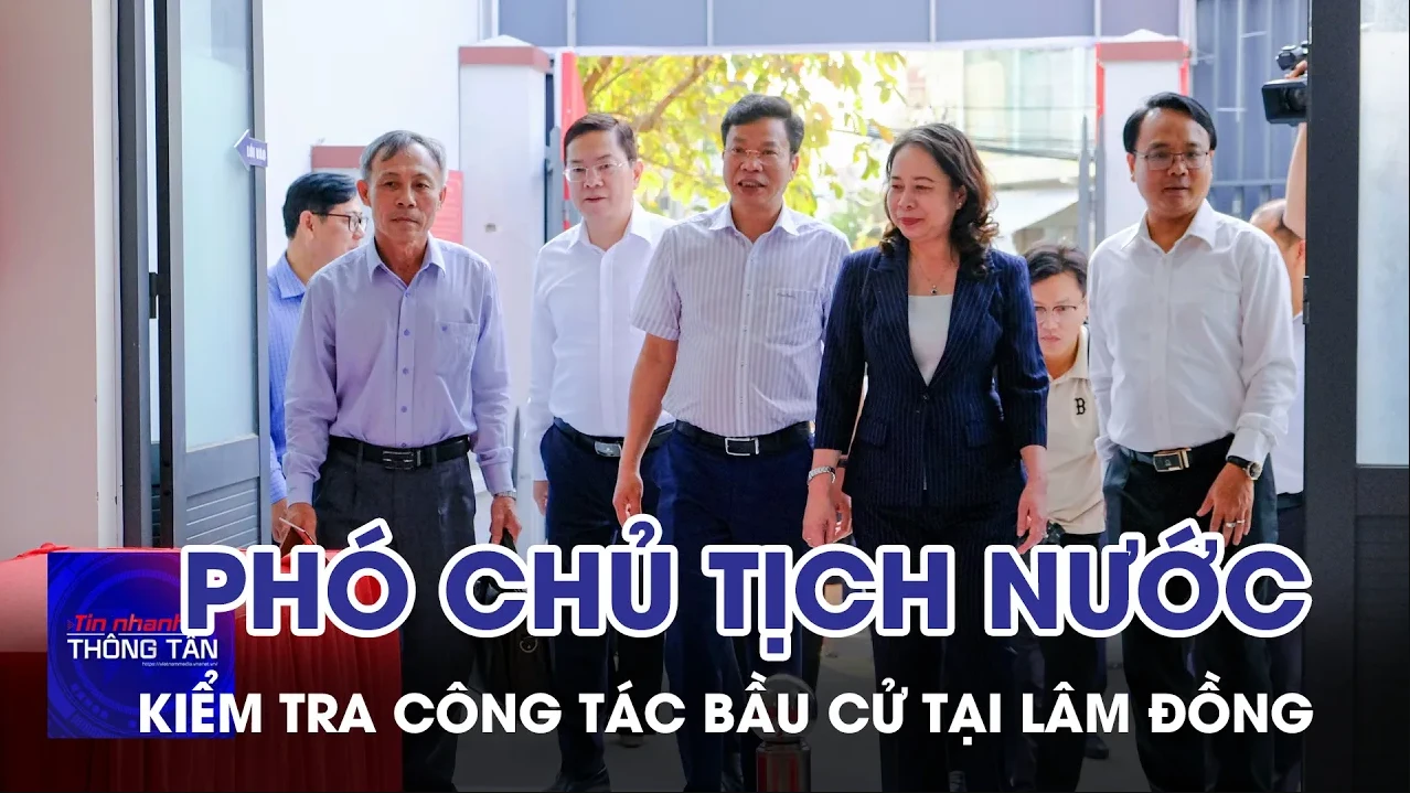 Phó Chủ tịch nước kiểm tra công tác bầu cử tại Lâm Đồng