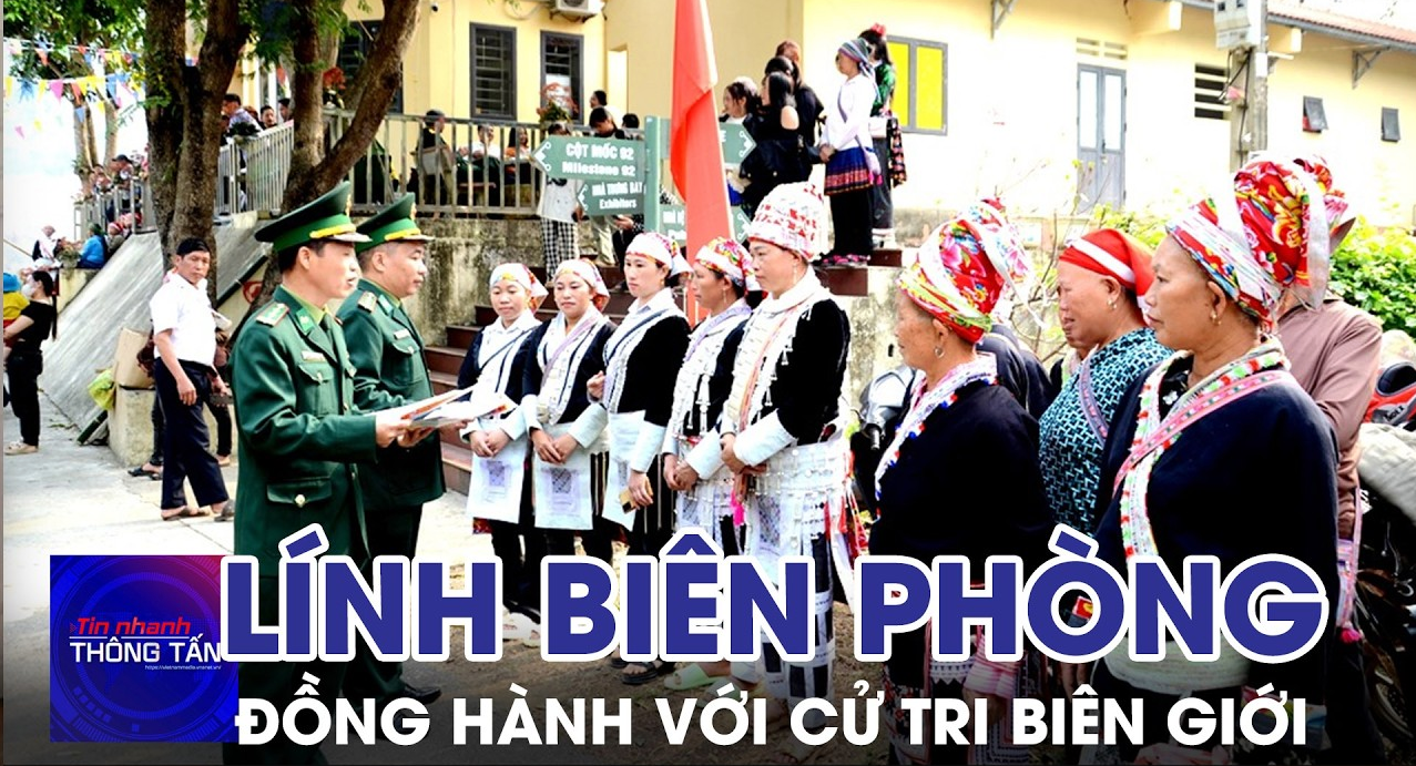 Người lính biên phòng đồng hành với cử tri nơi biên giới 