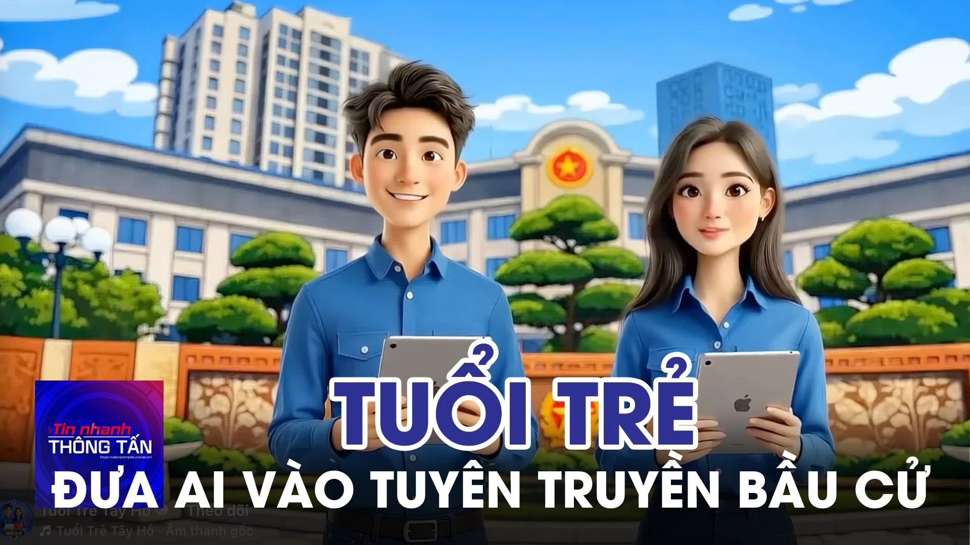 Tuổi trẻ đưa AI vào tuyên truyền bầu cử 