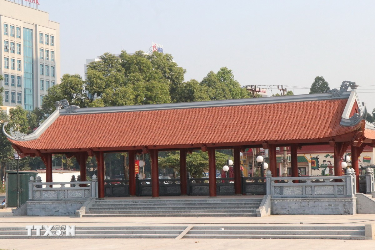 Khu nhà phụ trợ đã được hoàn thành. (Ảnh: Thanh Thương/TTXVN)