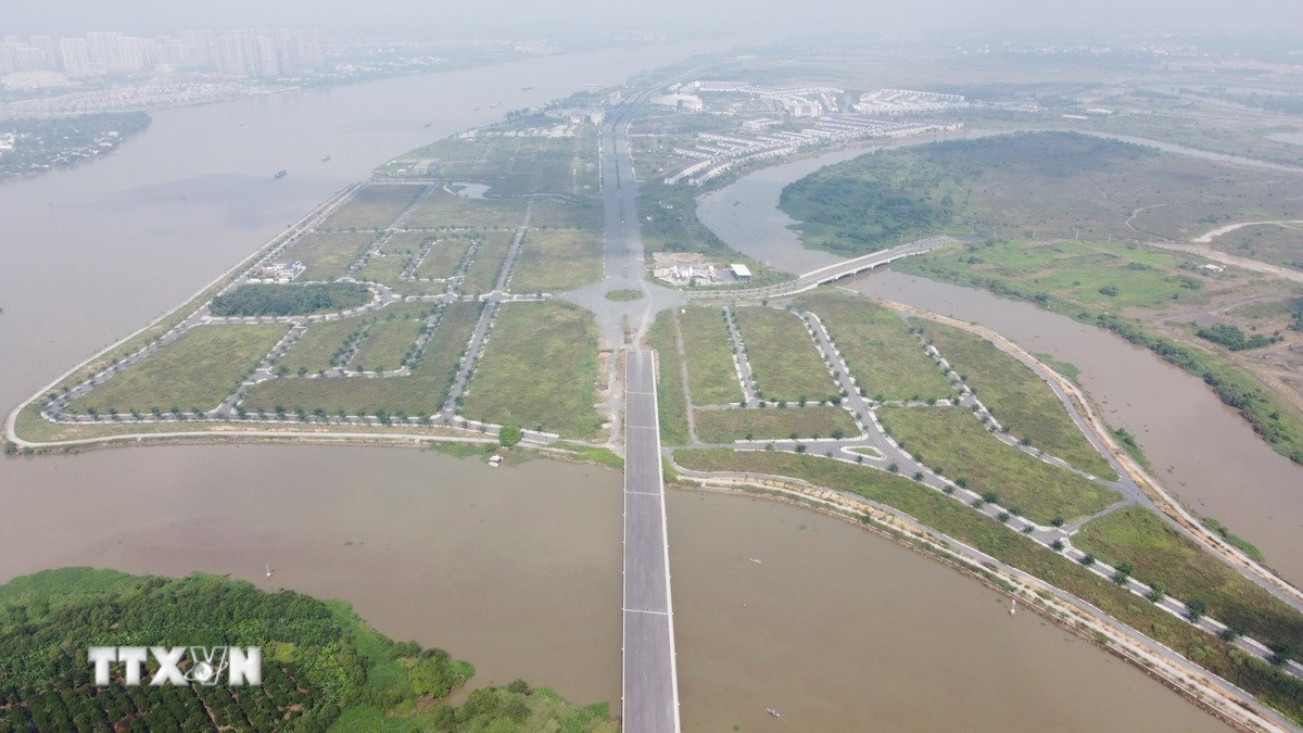 Trục kinh tế hành lang sông Đồng Nai cùng Khu thương mại tự do, Khu đô thị sân bay kỳ vọng sẽ là cực tăng trưởng mới của Đồng Nai. (Ảnh: Sỹ Tuyên/TTXVN)