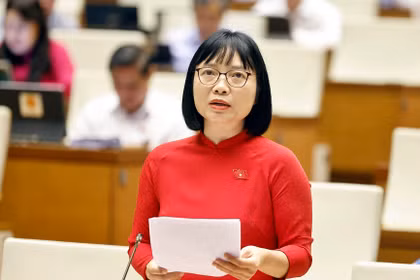 Bà Nguyễn Thị Việt Nga, Phó Trưởng đoàn chuyên trách, Đoàn đại biểu Quốc hội thành phố Hải Phòng. (Ảnh: Doãn Tấn/TTXVN)