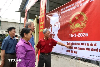 Người dân biên giới Lai Châu. (Ảnh: Nguyễn Oanh/TTXVN)