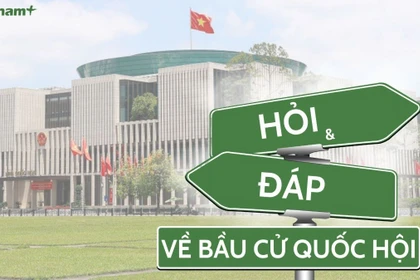 Phiếu bầu cử đại biểu Quốc hội, Phiếu bầu cử đại biểu Hội đồng nhân dân từng cấp phải được in riêng từng loại trên 01 mặt trang giấy A5 (21cm x 14,8cm) theo chiều dọc khổ giấy. (Nguồn: Vietnam+)