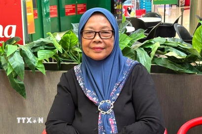 Giáo sư Ruhanas Harun, Đại học Quốc phòng Malaysia. (Ảnh: Viên Luyến/TTXVN)