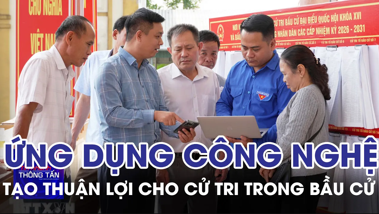Hà Tĩnh ứng dụng công nghệ tạo thuận lợi cho cử tri trong bầu cử