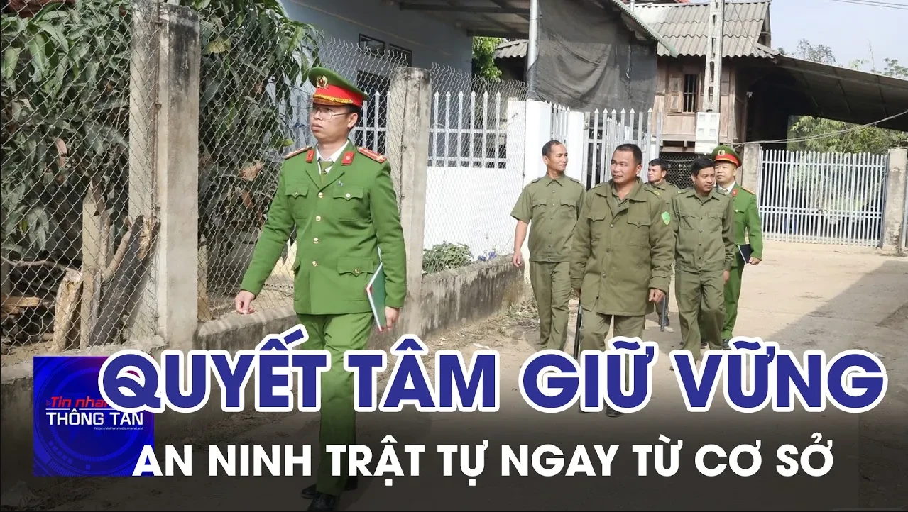 Công an Sơn La quyết tâm giữ vững an ninh trật tự ngay từ cơ sở