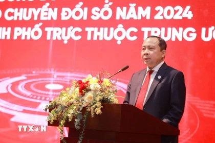 Ông Vũ Hải Quân, Thứ trưởng Thường trực Bộ Khoa học và Công nghệ. (Ảnh: Phan Phương/TTXVN)