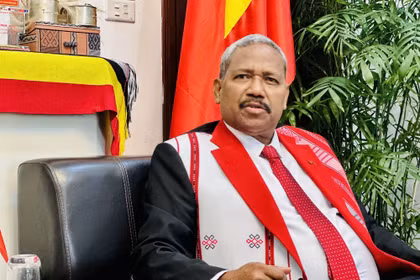 Đại sứ Timor Leste tại Việt Nam João Pereira trả lời phỏng vấn của phóng viên TTXVN. (Ảnh: Việt Đức/TTXVN)