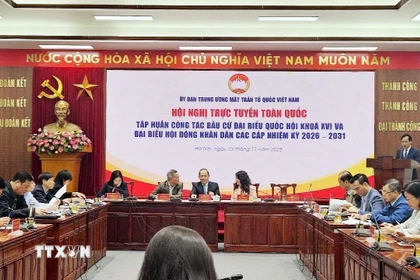 Quang cảnh hội nghị. (Ảnh: Phúc Hằng/TTXVN)