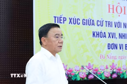 Thường trực Ban Bí thư Trần Cẩm Tú phát biểu tại hội nghị. (Ảnh: Phương Hoa/TTXVN)