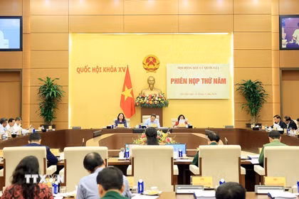 Quang cảnh phiên họp. (Ảnh: Tuấn Anh/TTXVN)