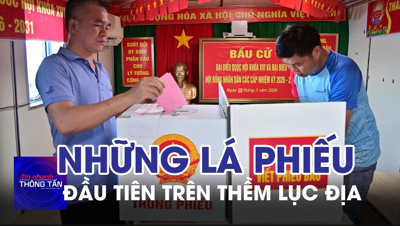 Những lá phiếu đầu tiên trên thềm lục địa