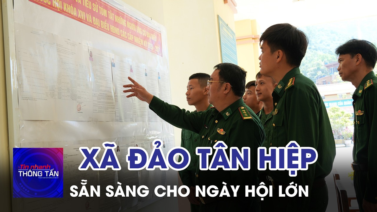 Xã đảo Tân Hiệp sẵn sàng cho ngày hội lớn