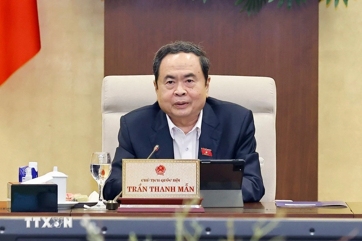 Chủ tịch Quốc hội Trần Thanh Mẫn. (Ảnh: Doãn Tấn/TTXVN)