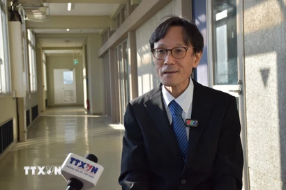 Giáo sư Shimizu cho rằng Việt Nam được nhìn nhận không chỉ là bên “cân bằng” mà là đối tác kiến tạo trong khu vực. (Ảnh: Phạm Tuân/TTXVN)