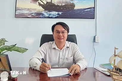 Ông Trần Trung Dũng, Bí thư Đảng ủy xã Trung Ngãi kỳ vọng lớn vào những quyết sách mang tính chiến lược, dài hạn, sát thực tiễn hơn đối với khu vực nông thôn và vùng Đồng bằng sông Cửu Long. (Ảnh: Phạm Minh Tuấn/TTXVN)