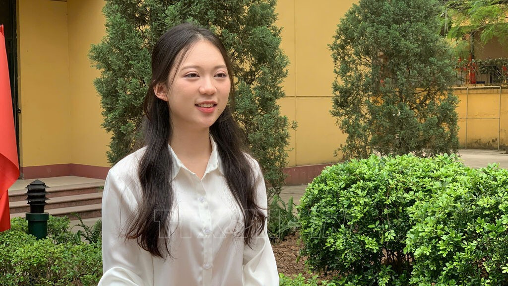 Bạn Đỗ Phạm Trâm Anh, 19 tuổi, sinh viên năm 2 ngành Tài chính Ngân hàng, trường Đại học Công Đoàn Hà Nội
