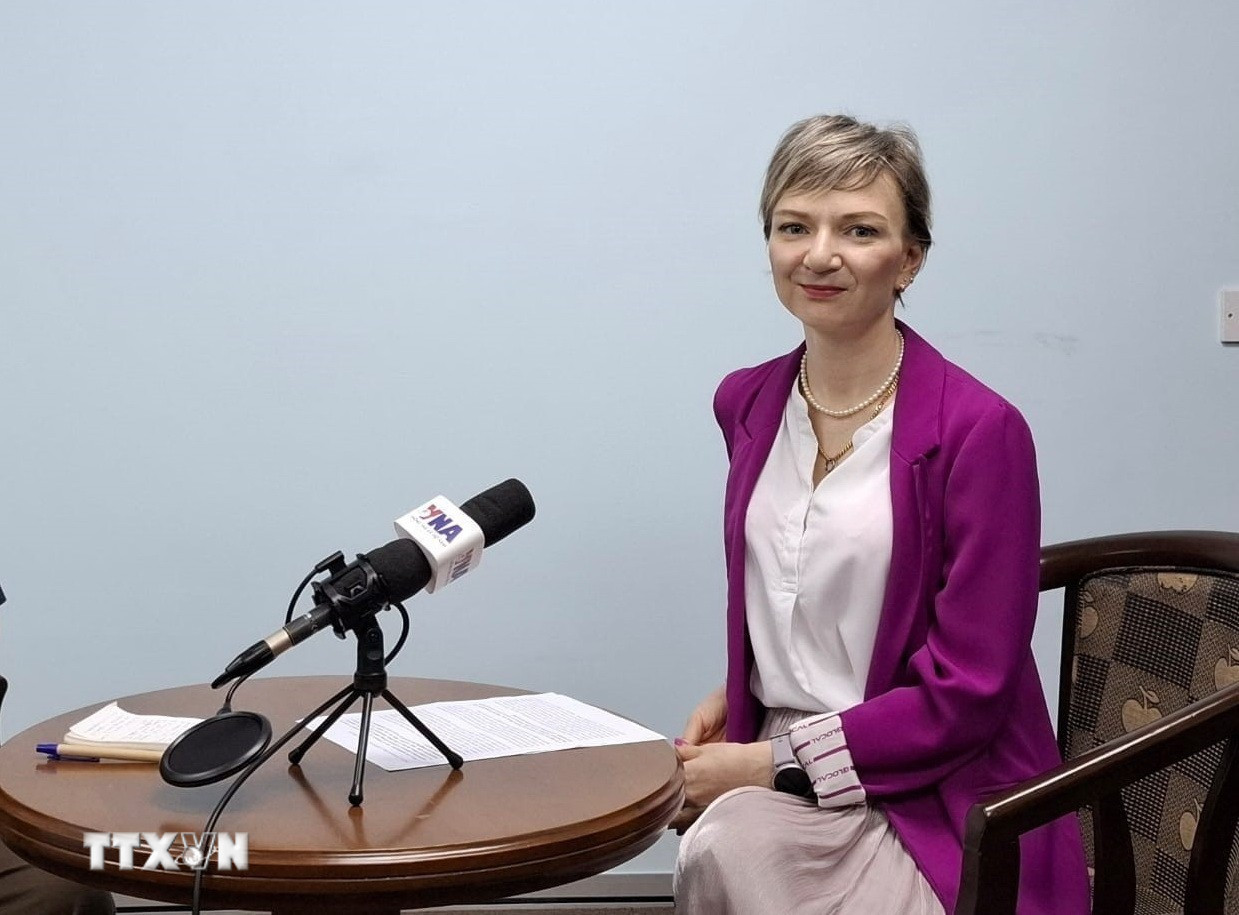 Tiến sỹ Julia Roknifard. (Ảnh: Thành Trung/TTXVN)