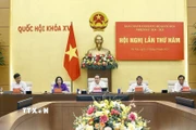 Chủ tịch Quốc hội Trần Thanh Mẫn phát biểu. (Ảnh: Doãn Tấn/TTXVN)